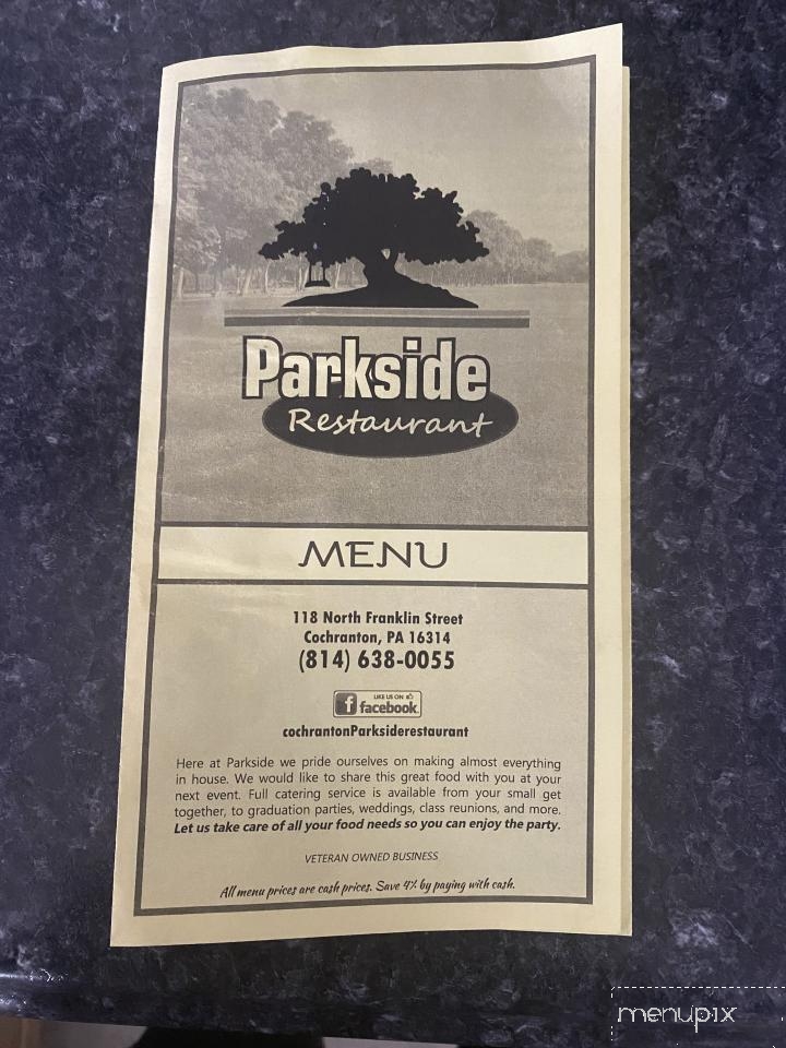 Parkside Restaurant - Cochranton, PA