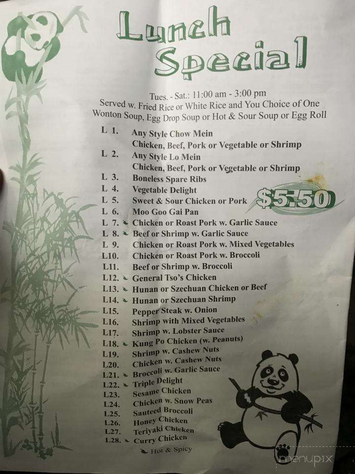 Panda Carry Out - Northern Cambria, PA