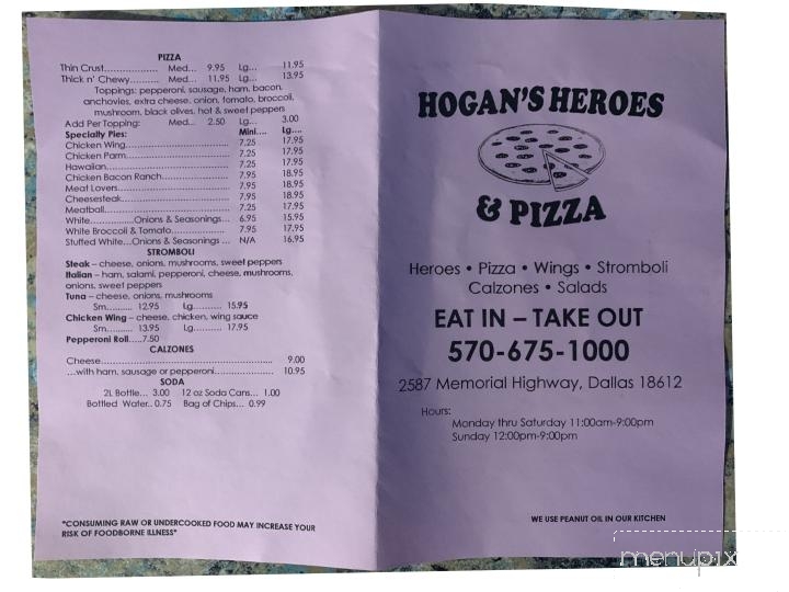 Hogan's Heroes & Pizza - Dallas, PA