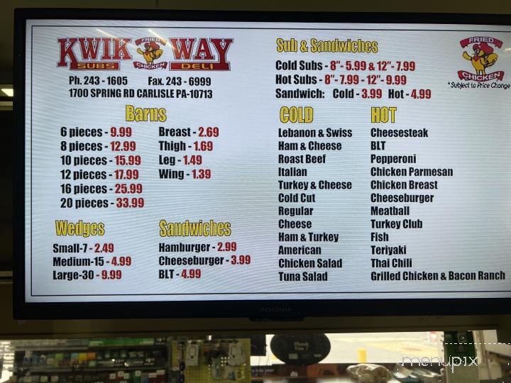 Kwik Way Market - Carlisle, PA