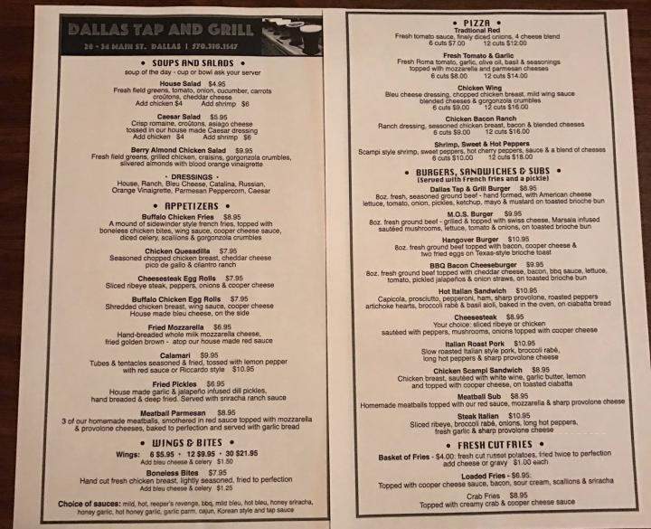 Dallas Tap & Grille - Dallas, PA