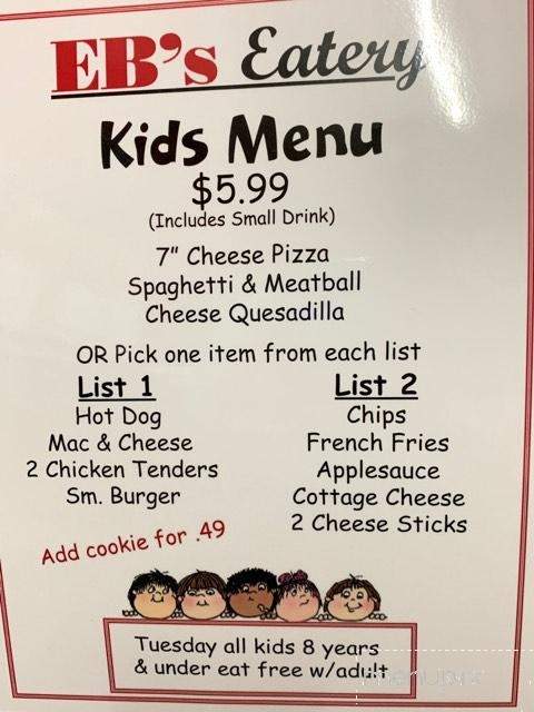 Eb's Eatery - Allegany, NY